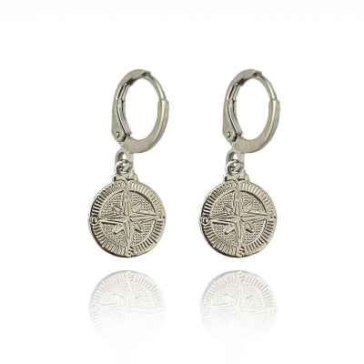 Argolinha Medalha Bússola